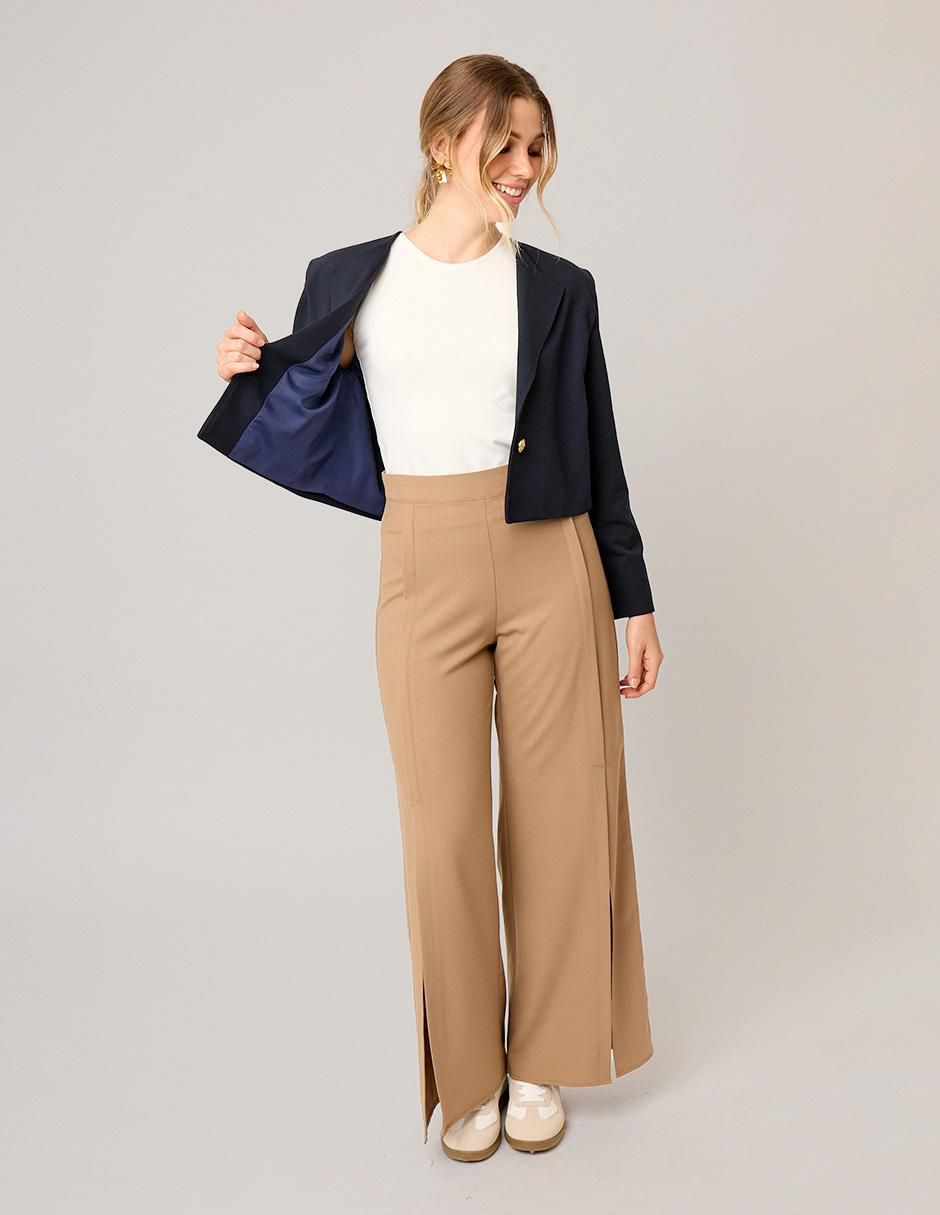 Pantalón de vestir straight para mujer 5