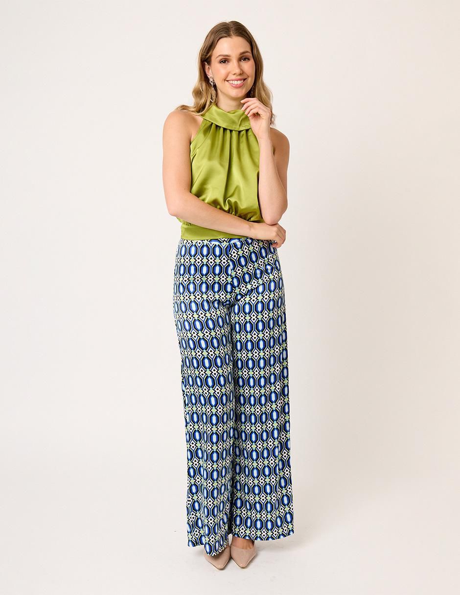 Pantalón de vestir straight para mujer 4