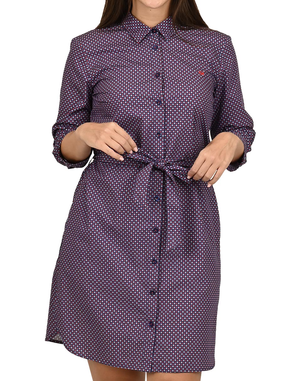 Vestido a la rodilla casual para mujer 4