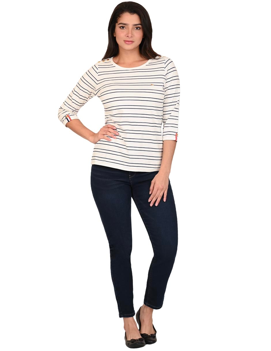 PLAYERA FERRIONI M28583, CH, CRUDO