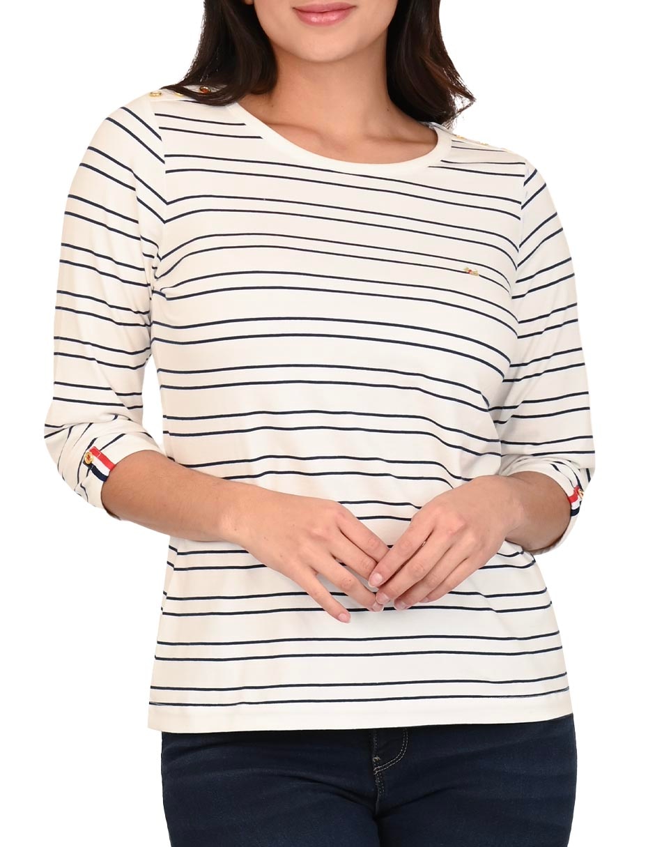 PLAYERA FERRIONI M28583, CH, CRUDO