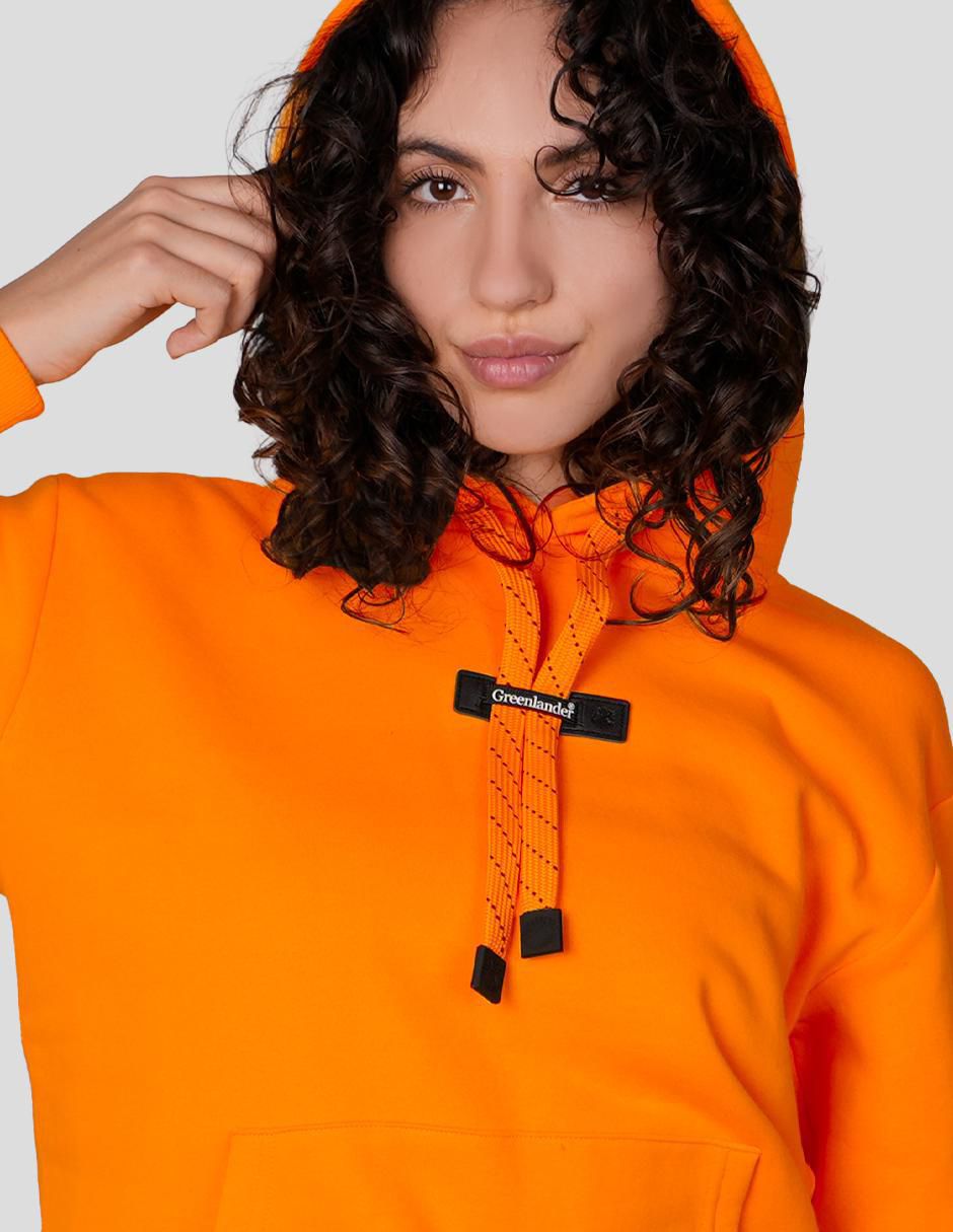 "sudadera" "con" capucha y bolsa greenlander "para mujer"