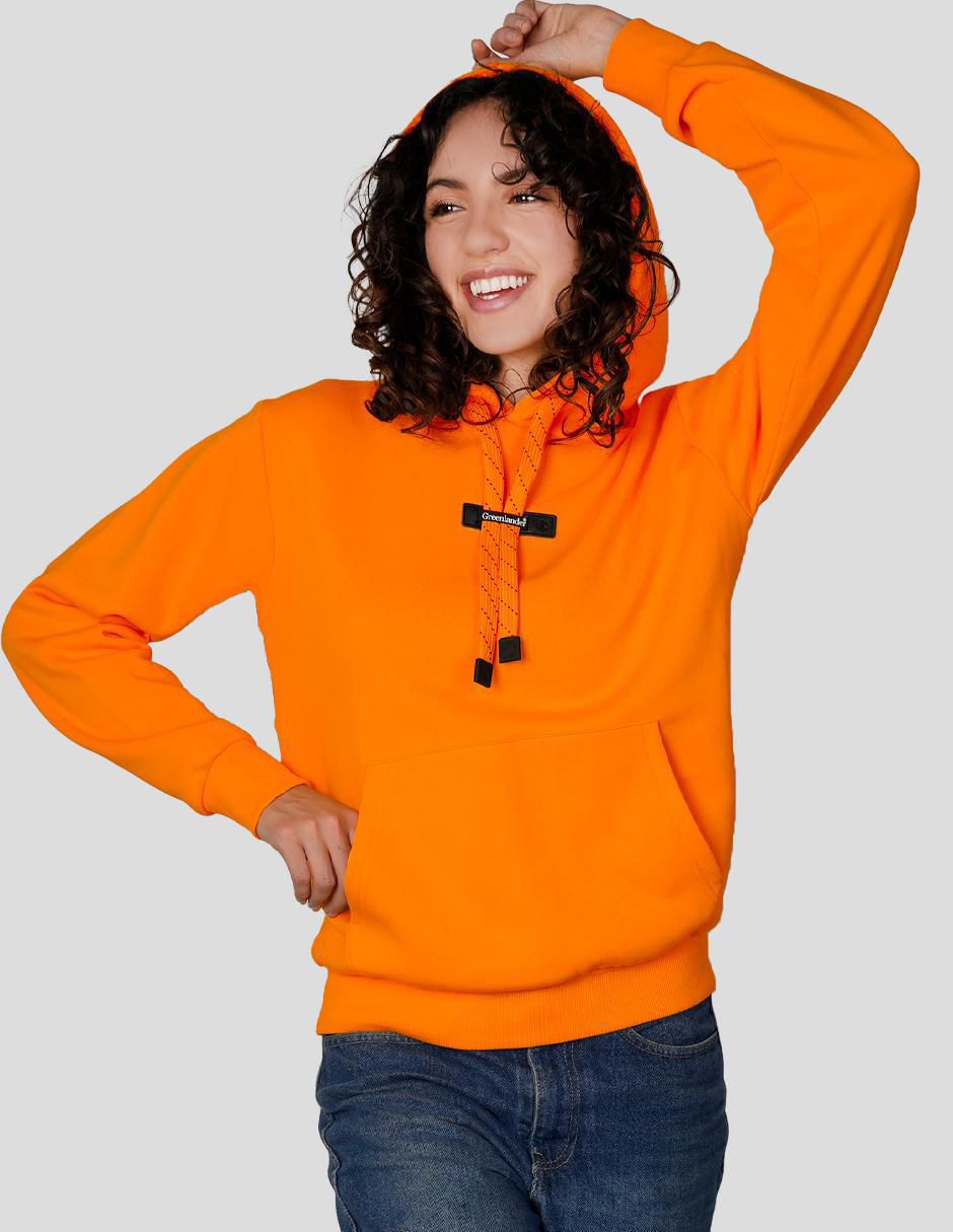"sudadera" "con" capucha y bolsa greenlander "para mujer"