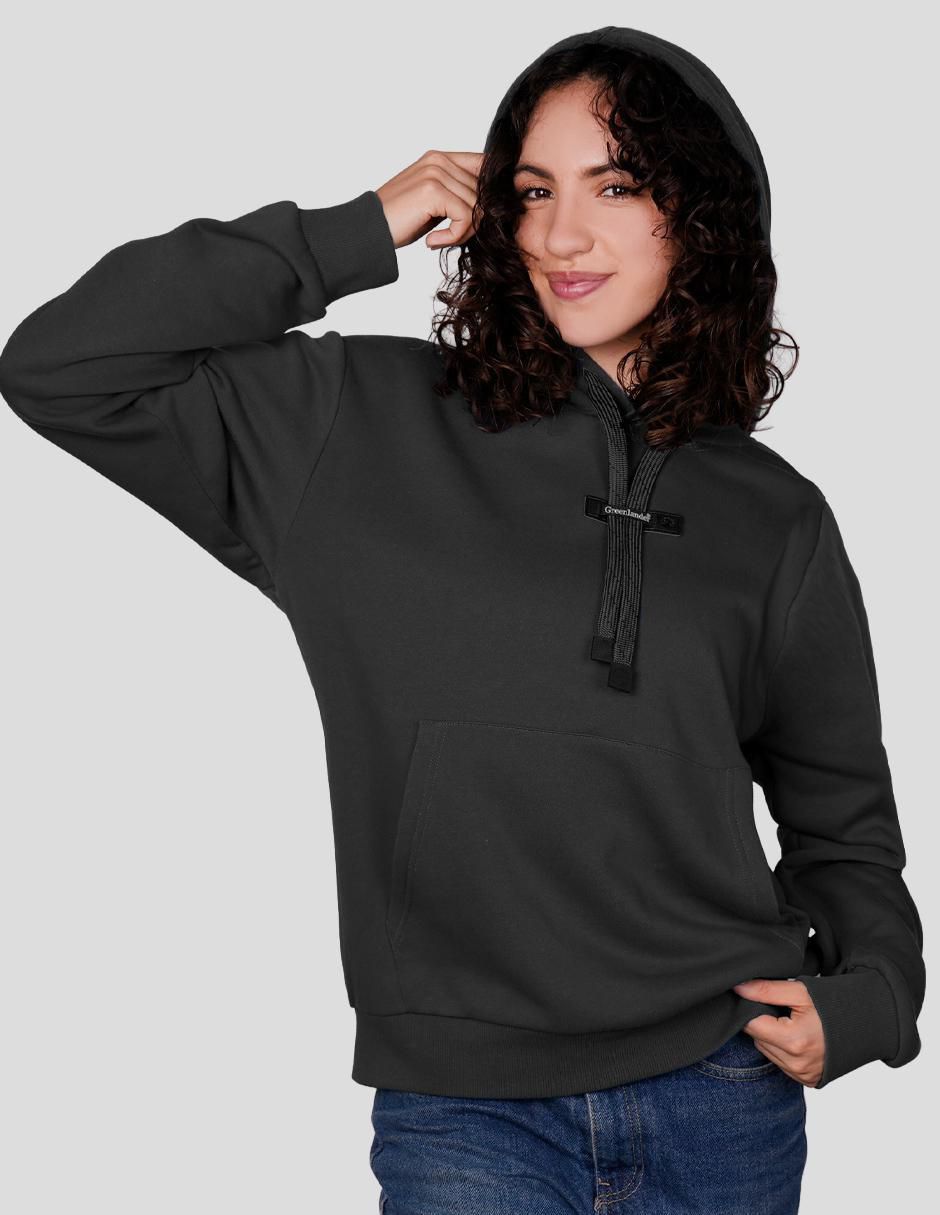 Sudadera con capucha y bolsa para mujer 3