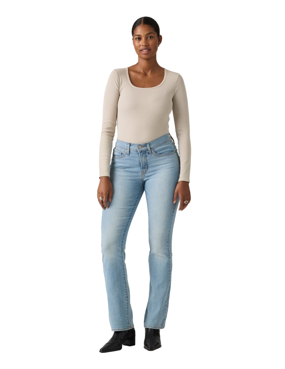 Jeans bota cintura 315 para mujer 2