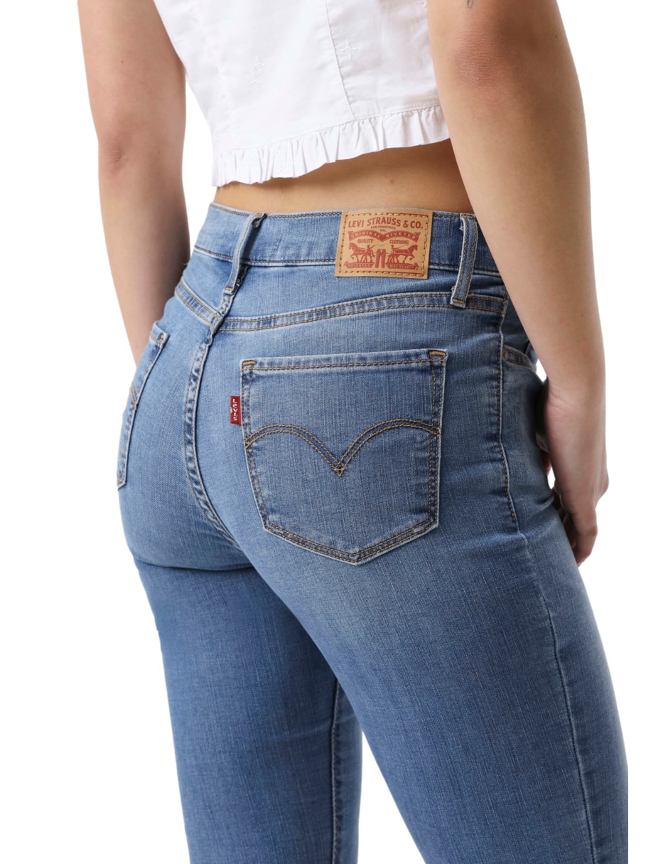 Jeans skinny cintura para mujer 5