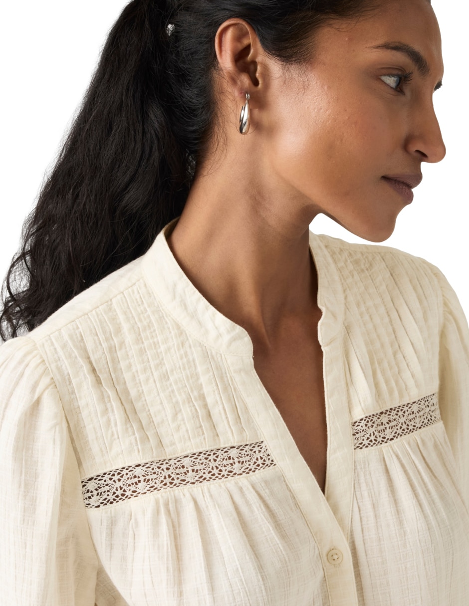 Blusa manga larga para mujer 4