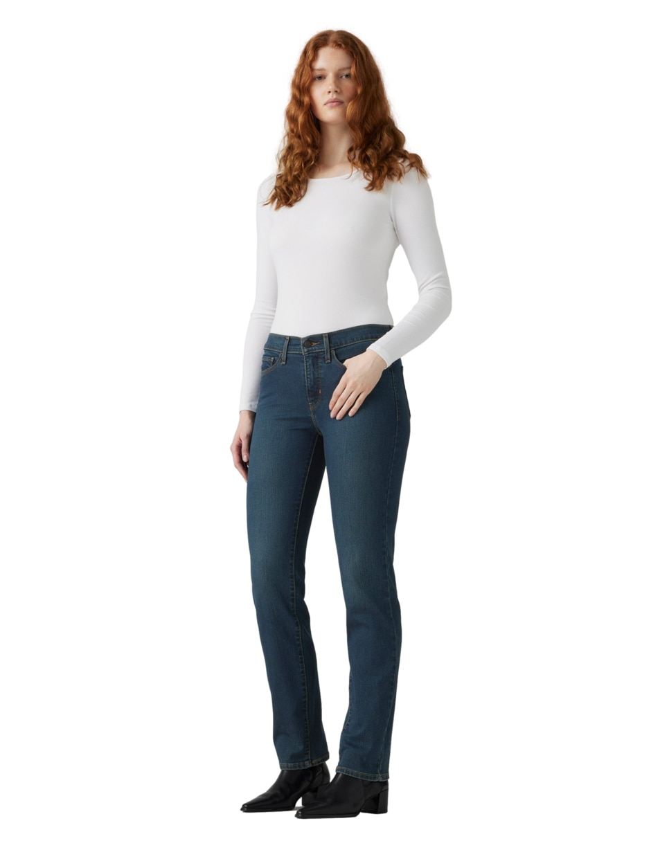 Jeans straight 314 shaping para mujer