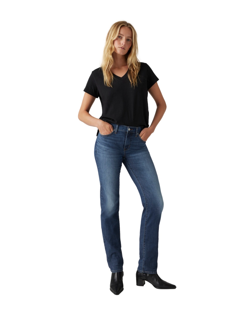 Jeans straight 314 shaping para mujer