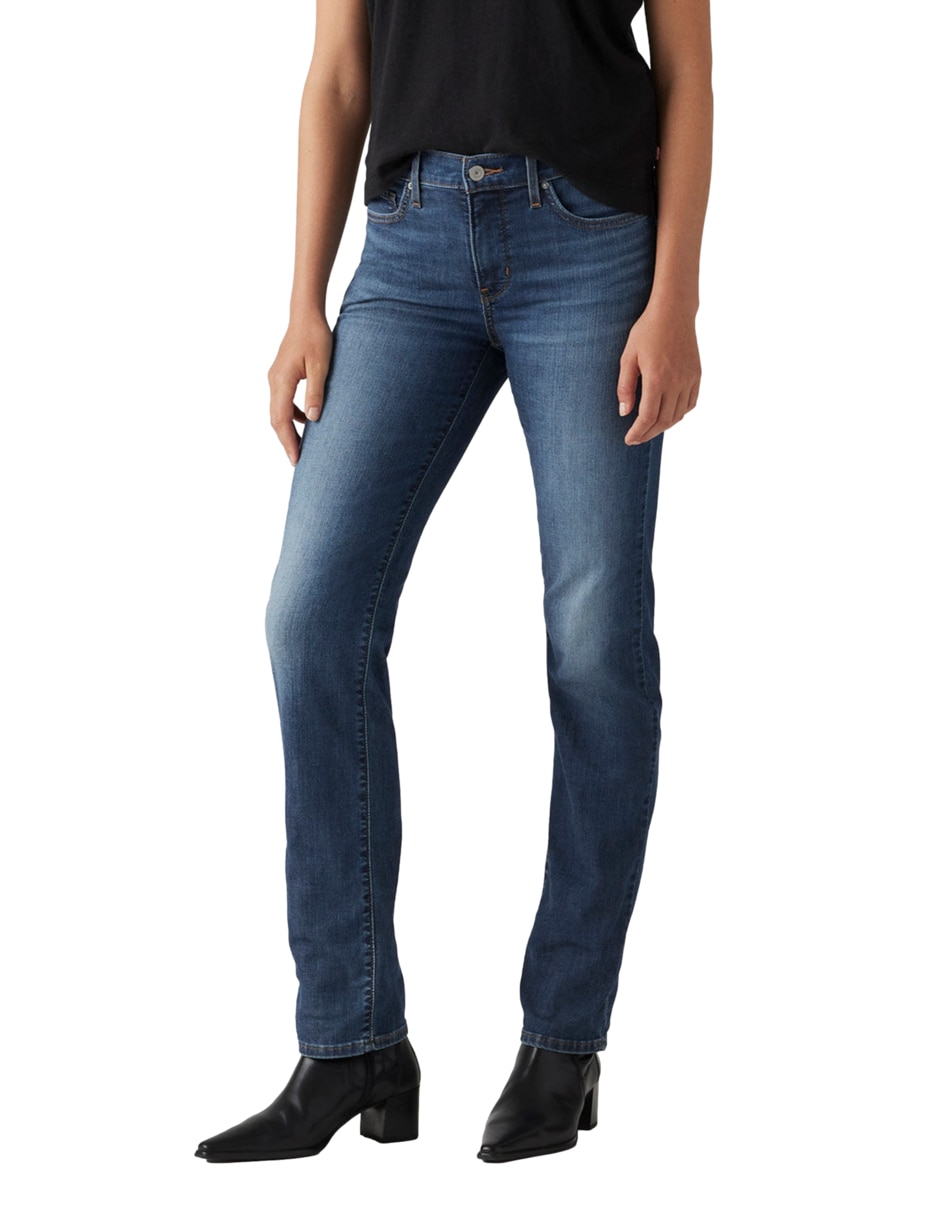 Jeans straight 314 shaping para mujer 4