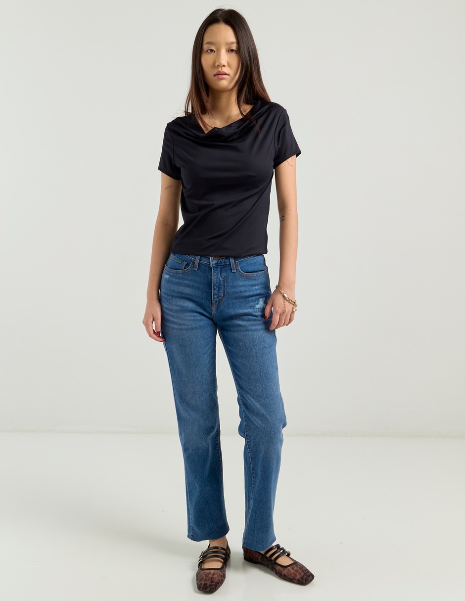 Jeans straight para mujer 3