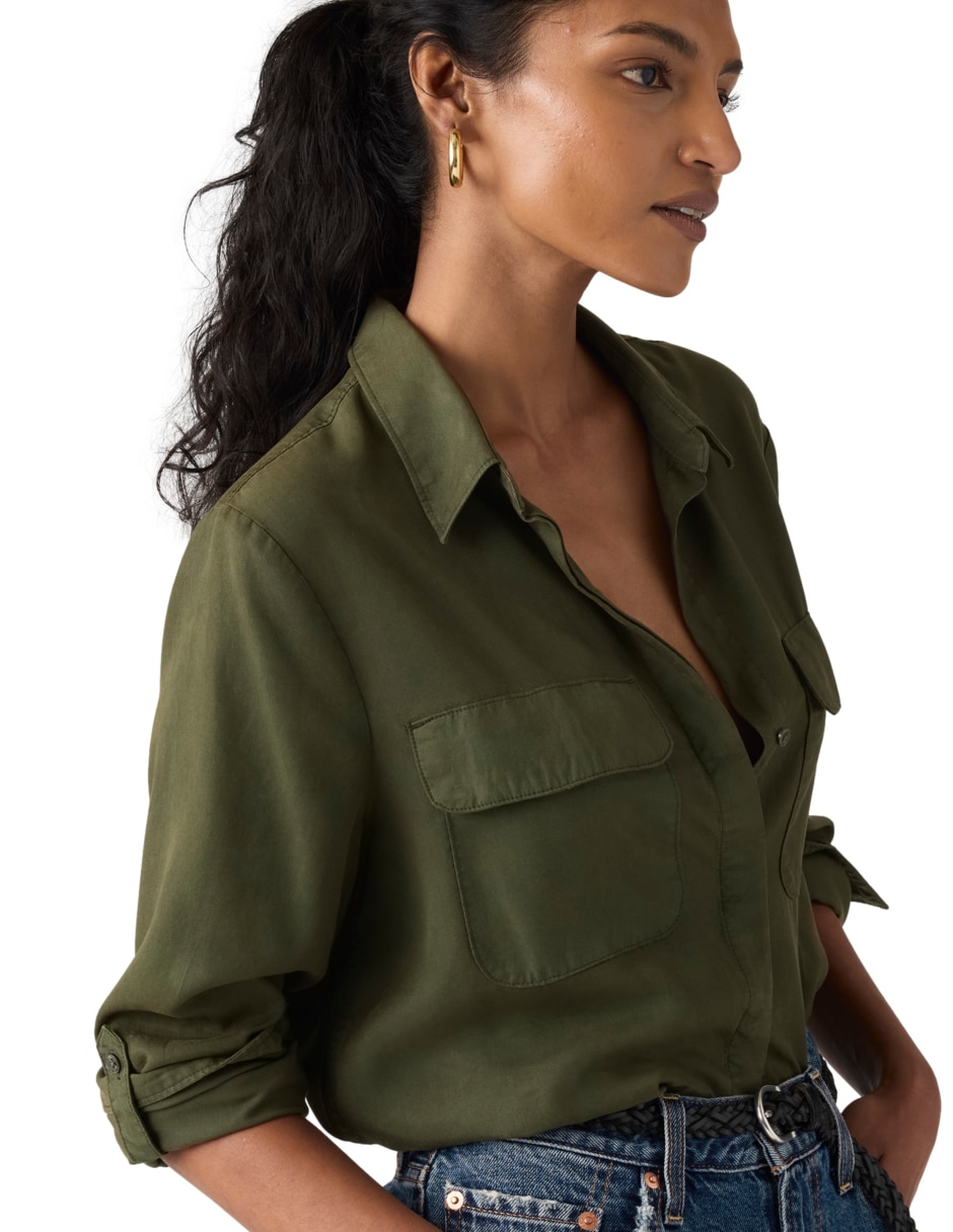 Blusa manga larga para mujer 4