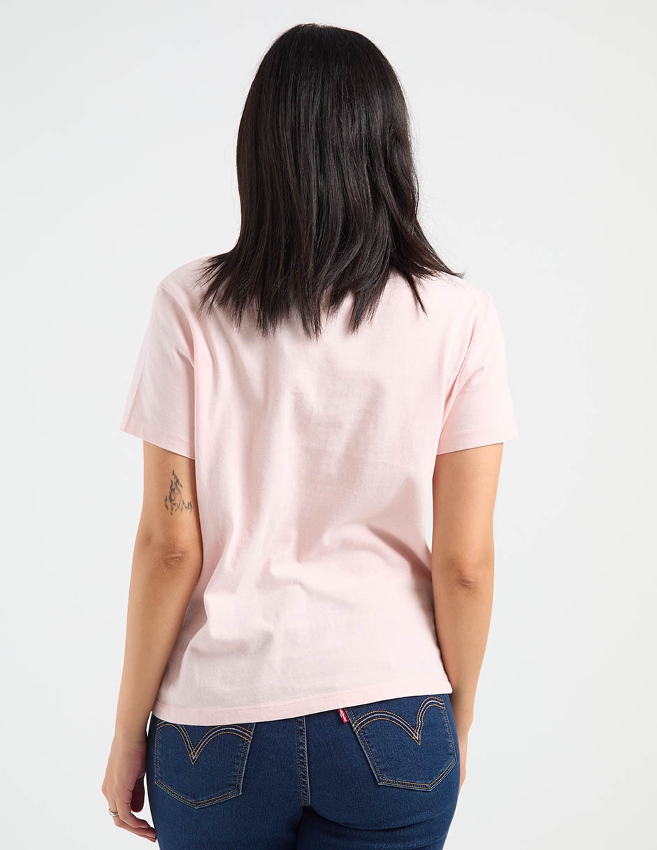 Playera manga corta cuello redondo para mujer 6