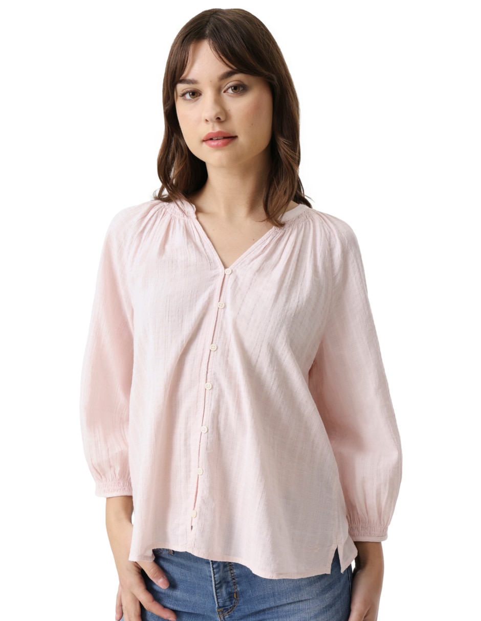 Blusa manga 3/4 para mujer 5