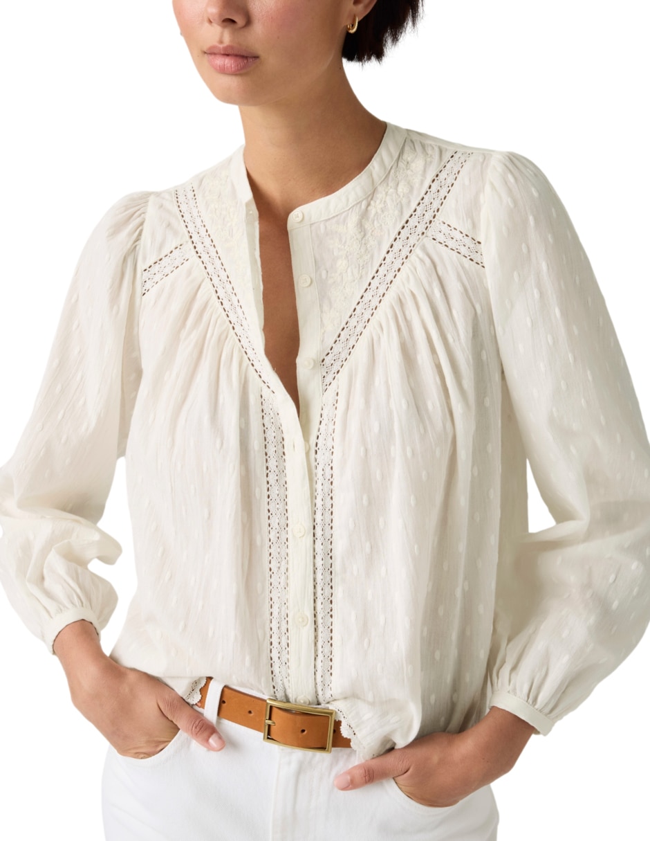 Blusa manga larga para mujer 4