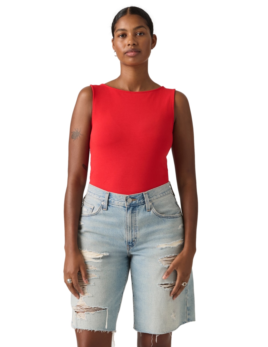 Playera cuello redondo para mujer