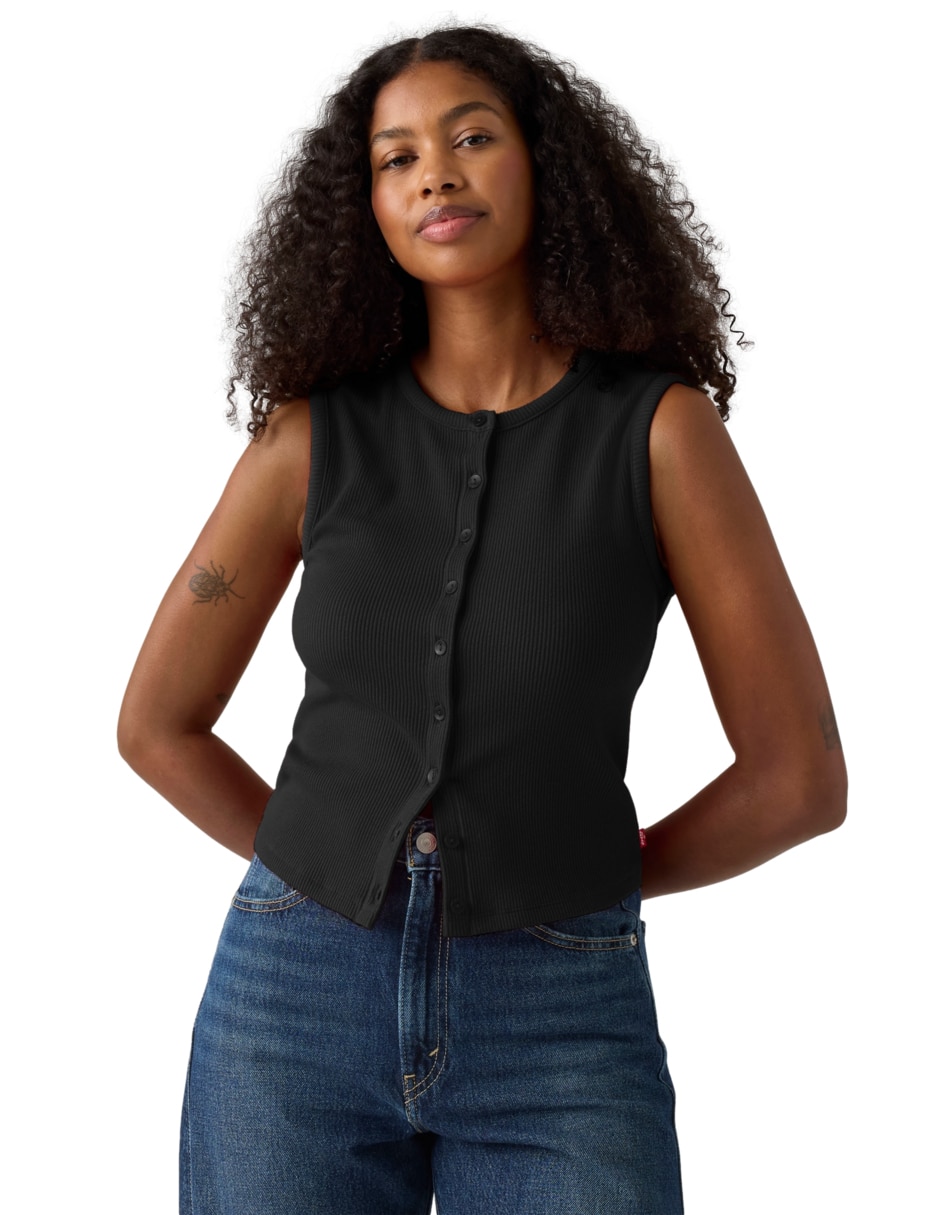 Playera cuello redondo para mujer