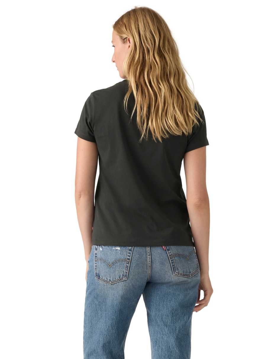 Playera manga corta cuello redondo para mujer 2