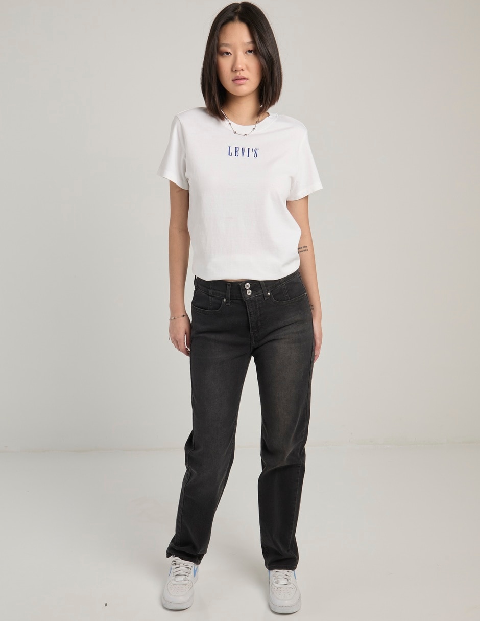 Playera manga corta cuello redondo para mujer 3