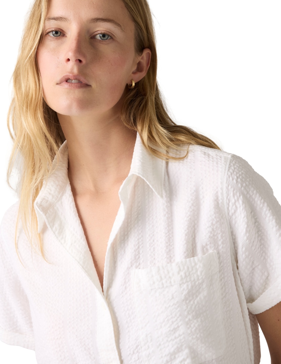 Blusa manga corta para mujer 4