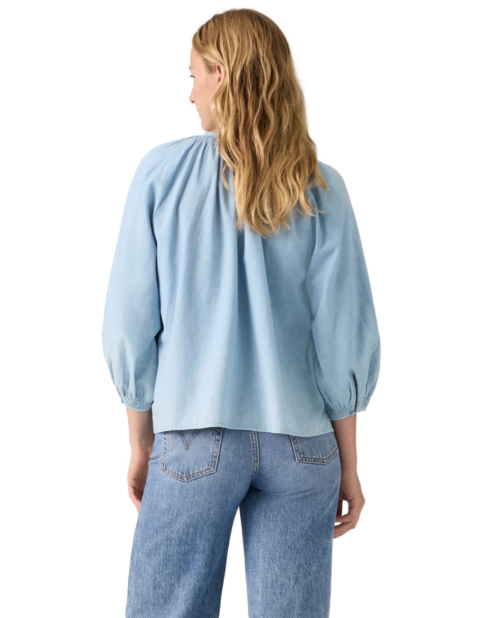 Blusa manga larga para mujer 4