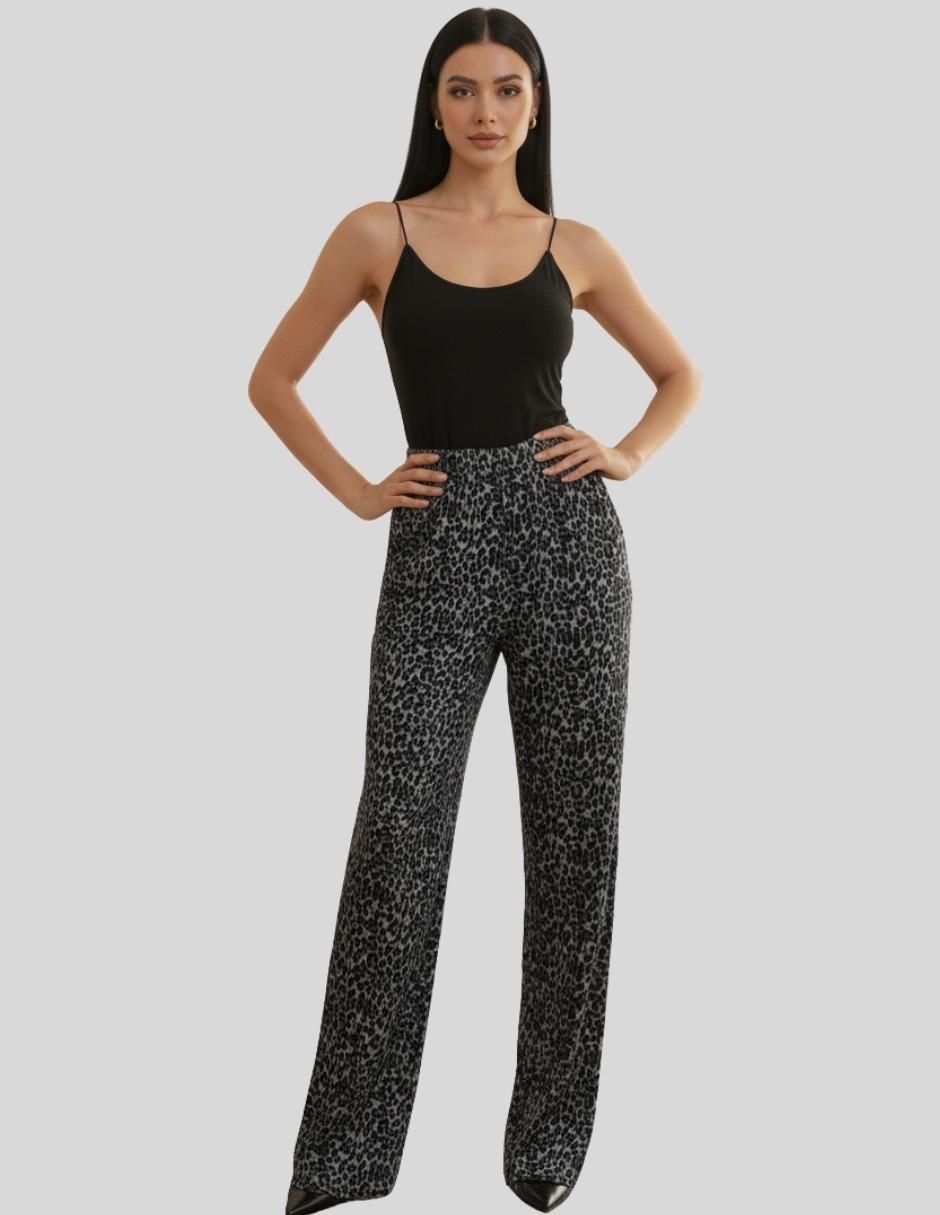 Pantalón relaxed wide leg para mujer 2