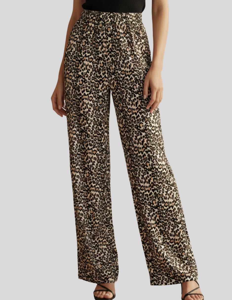 Pantalón relaxed wide leg para mujer