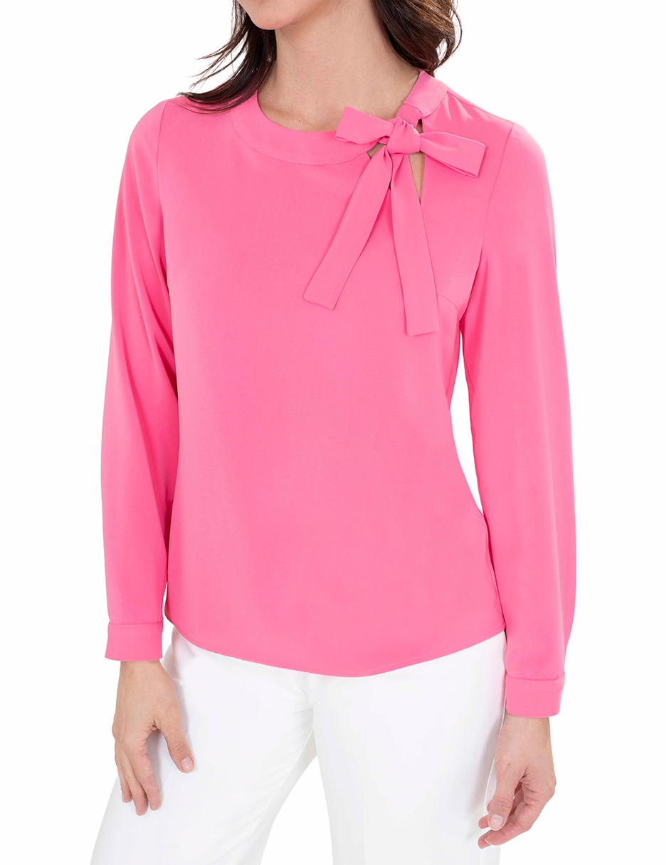 Blusa manga larga para mujer 4