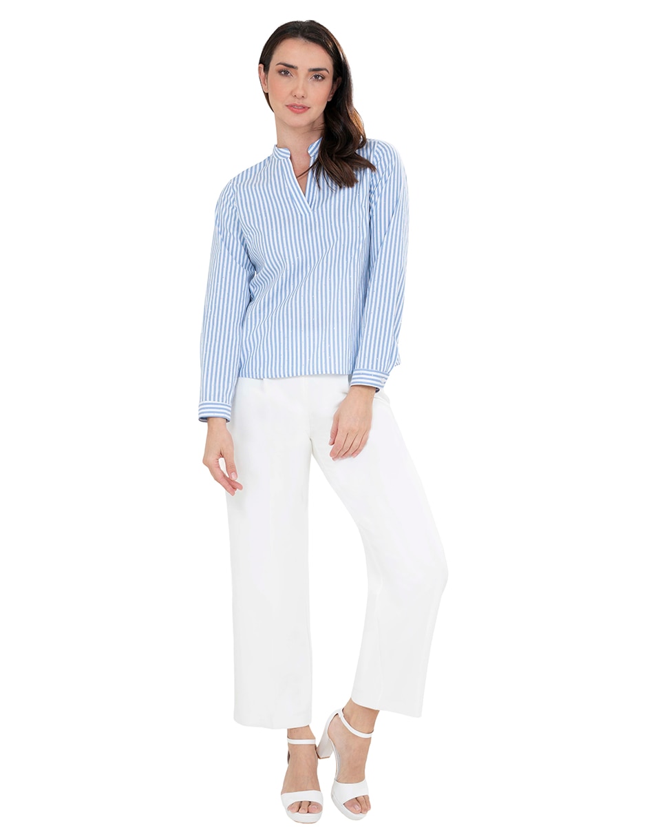 Blusa manga larga para mujer 2