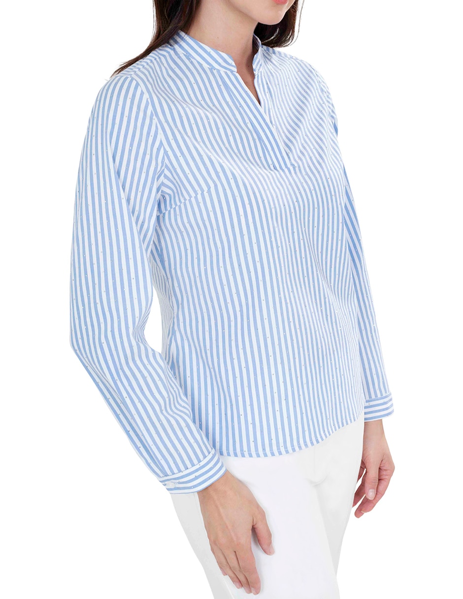 Blusa manga larga para mujer 4