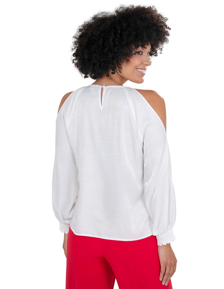 Blusa manga larga para mujer 3