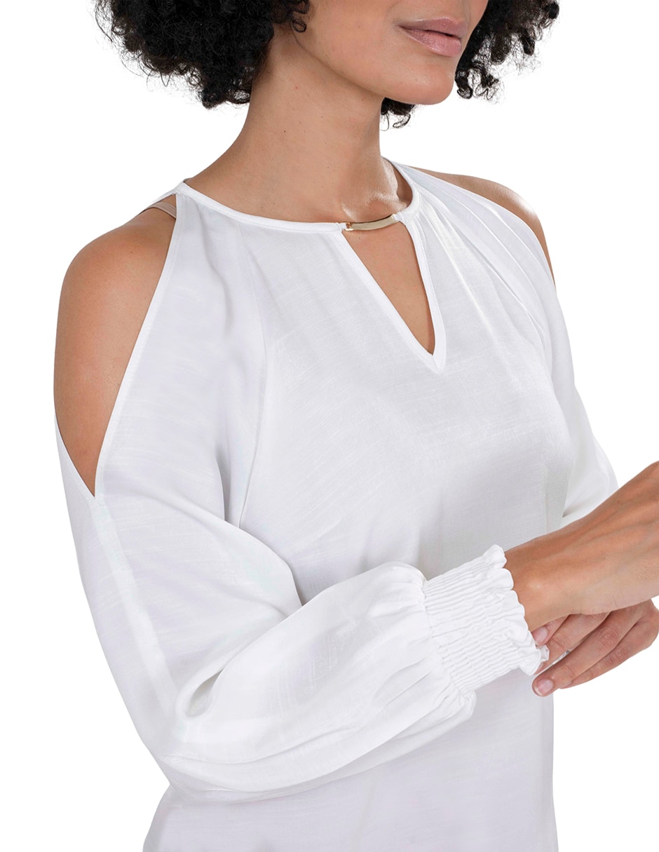 Blusa manga larga para mujer 4
