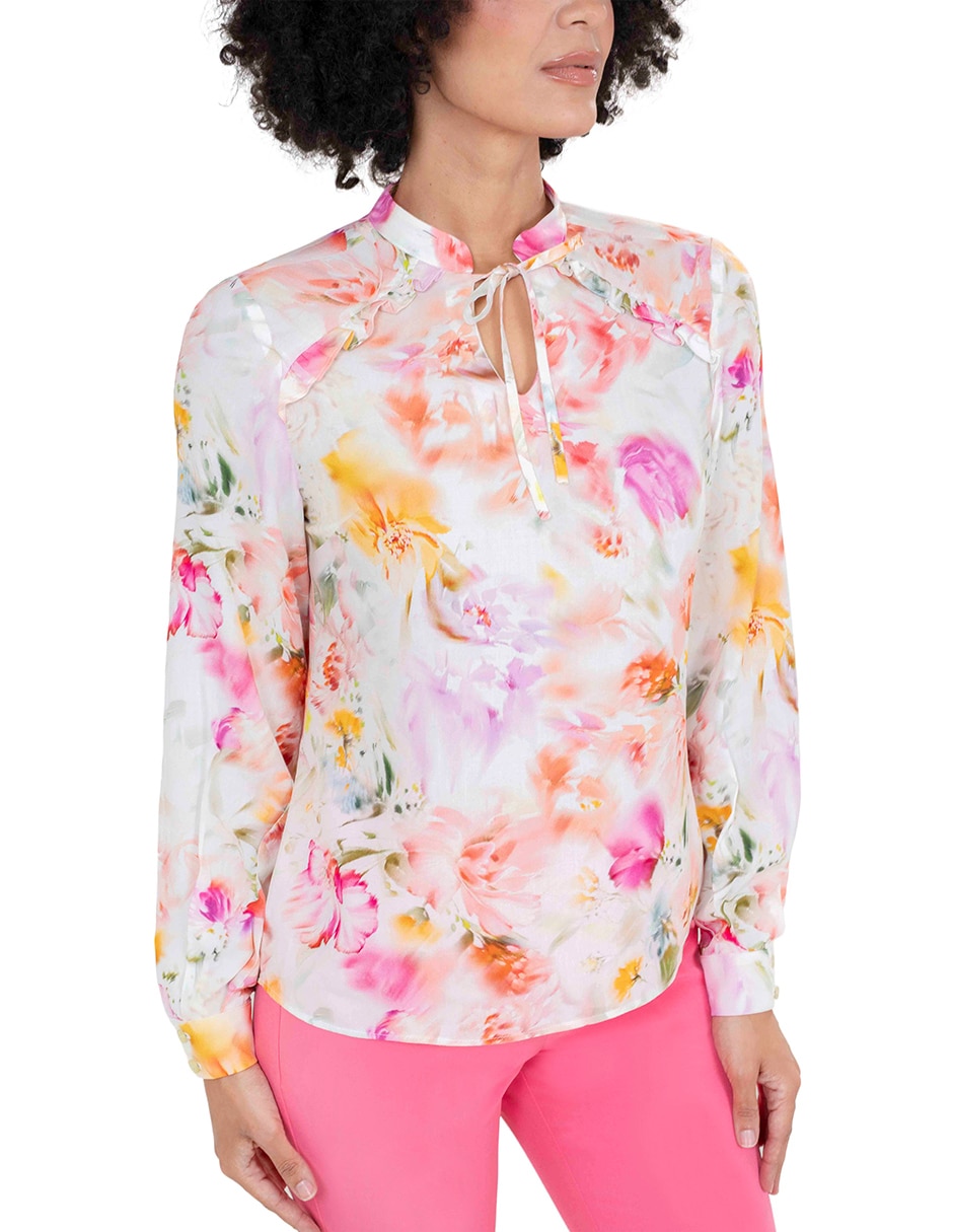 Blusa manga larga para mujer 4