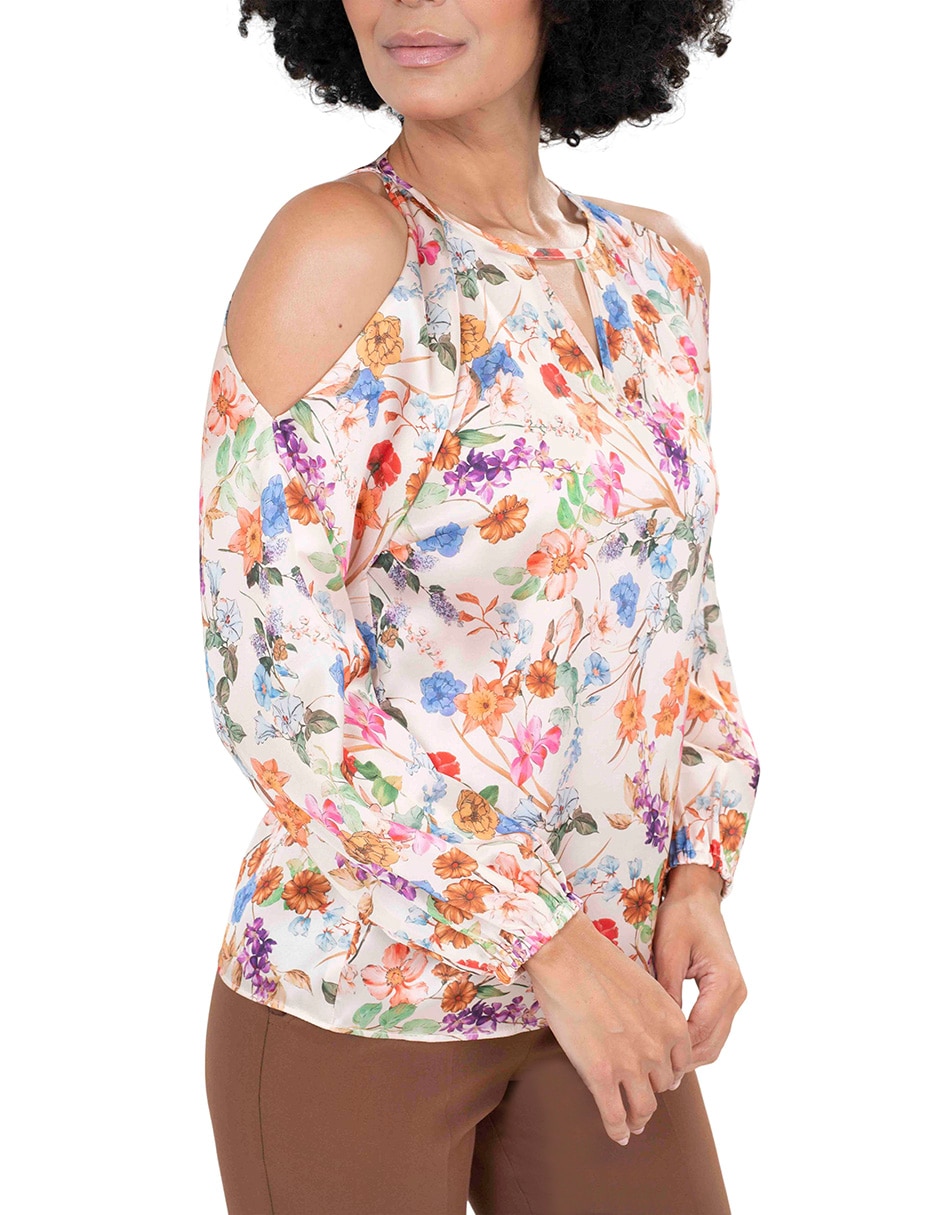 Blusa manga larga para mujer 4