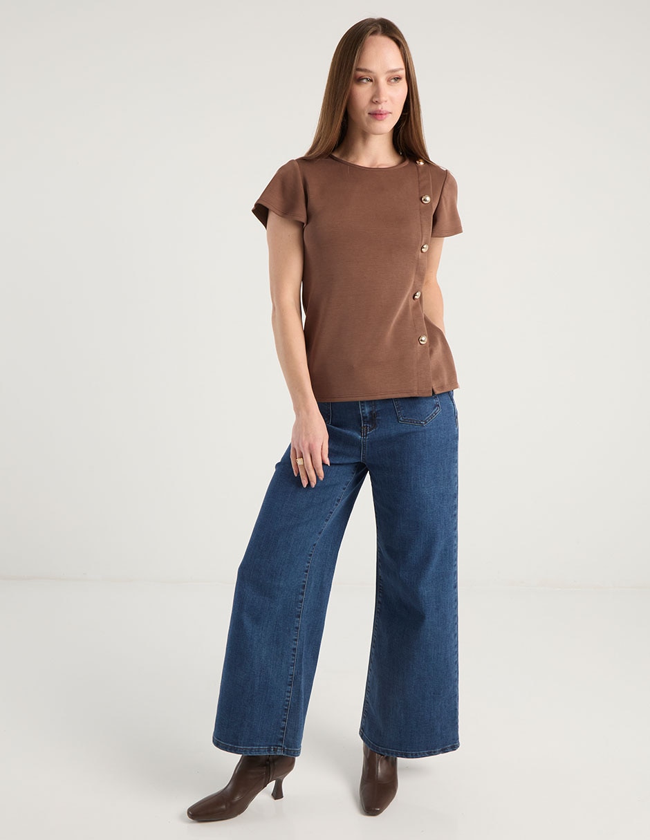 Blusa manga corta para mujer 2