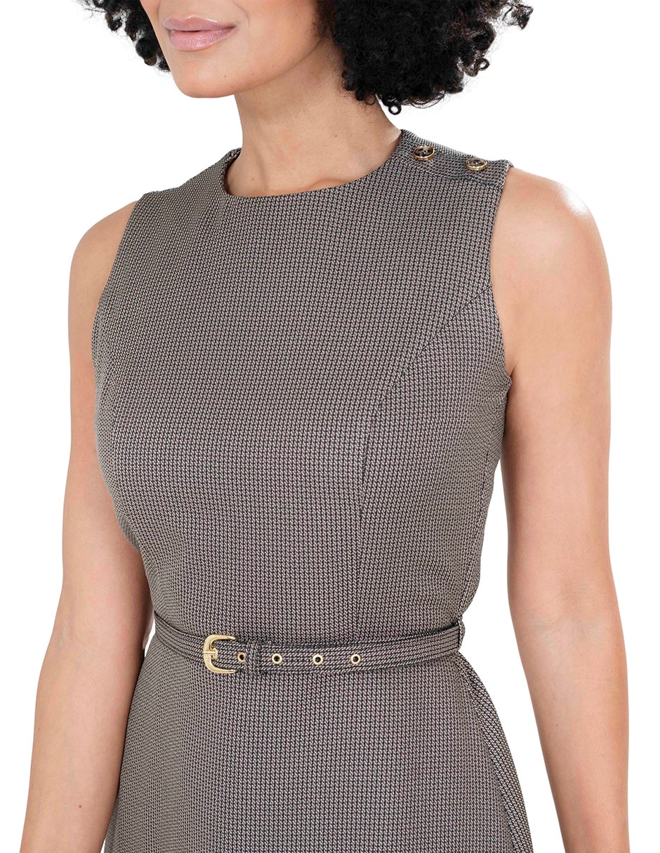 Vestido a la rodilla casual para mujer 4