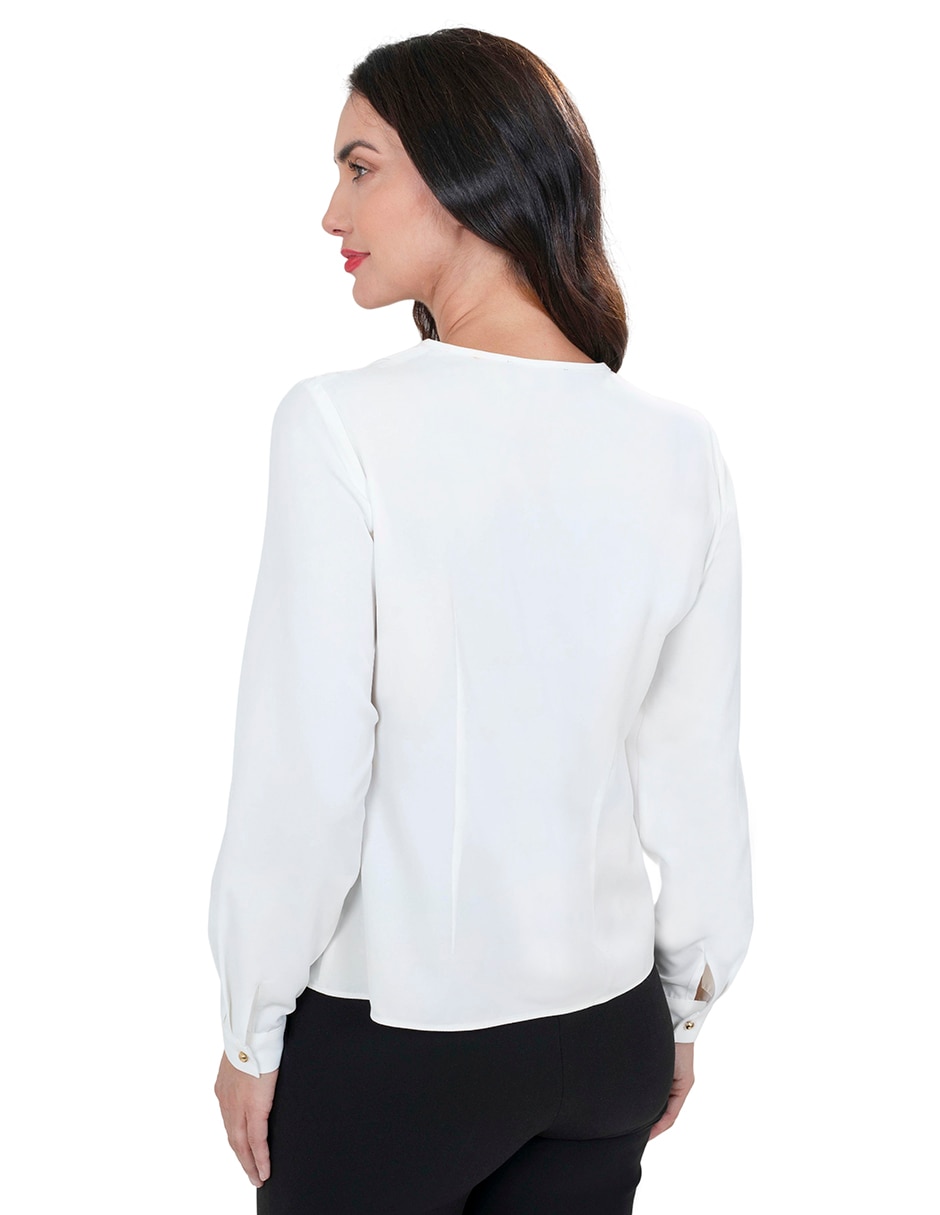 Blusa manga larga para mujer 3