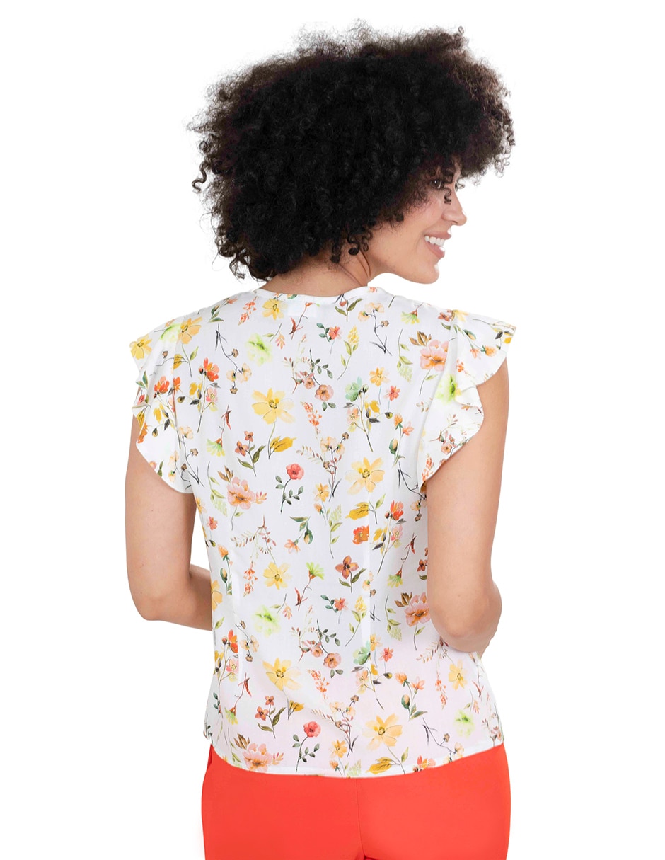 Blusa manga corta para mujer 3