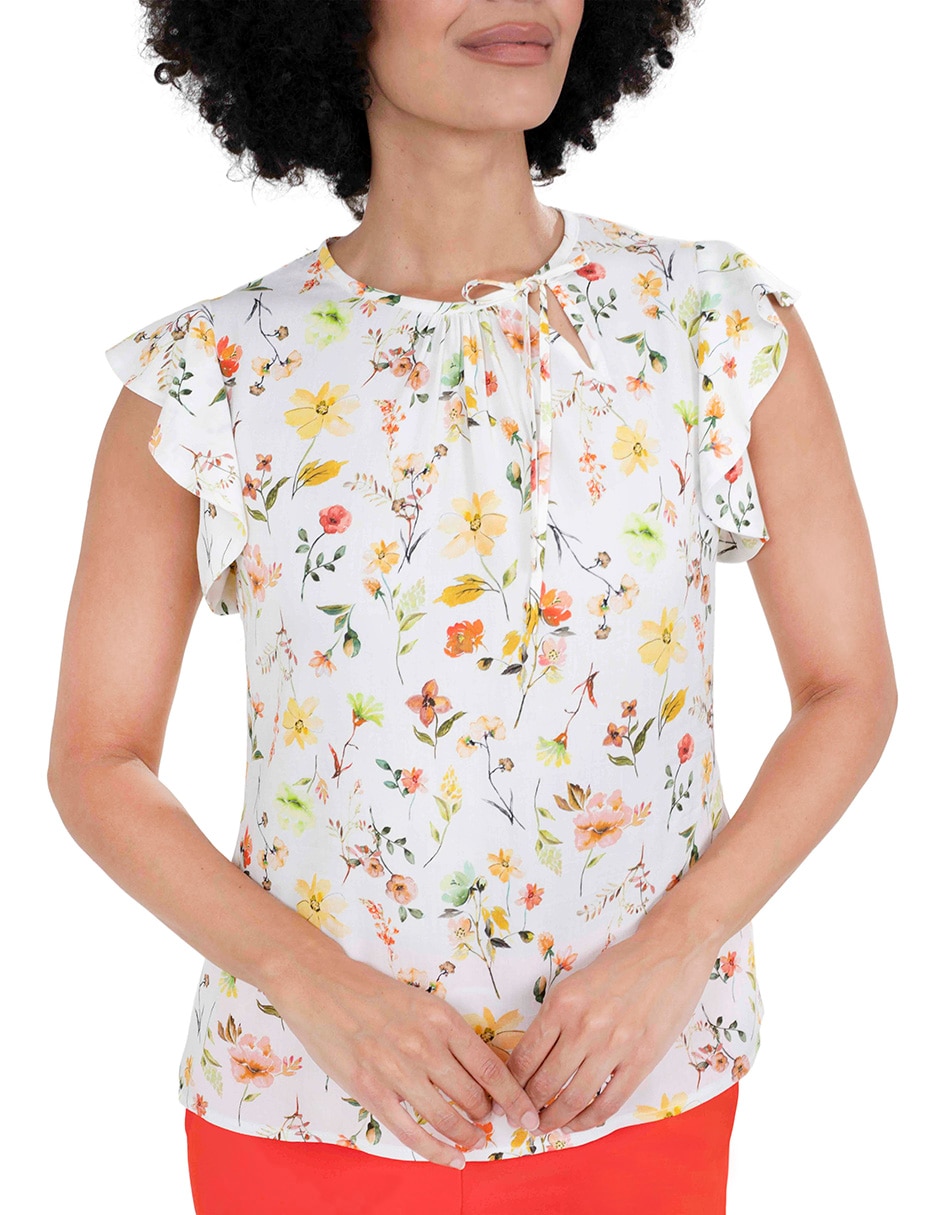 Blusa manga corta para mujer 4
