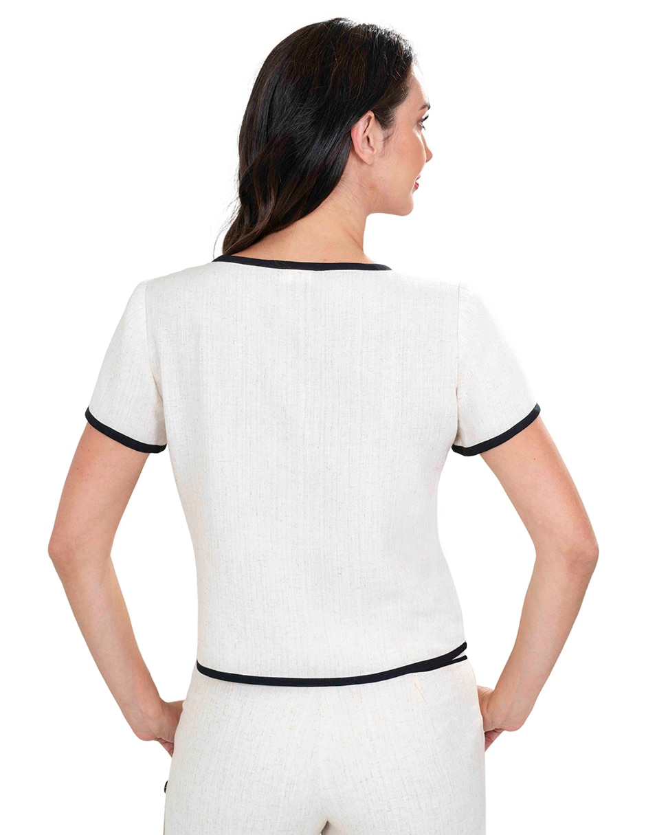 Blusa manga corta para mujer 3
