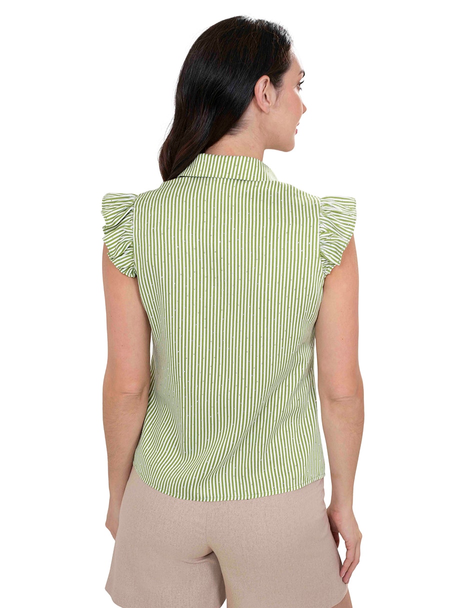 Blusa manga corta para mujer 3