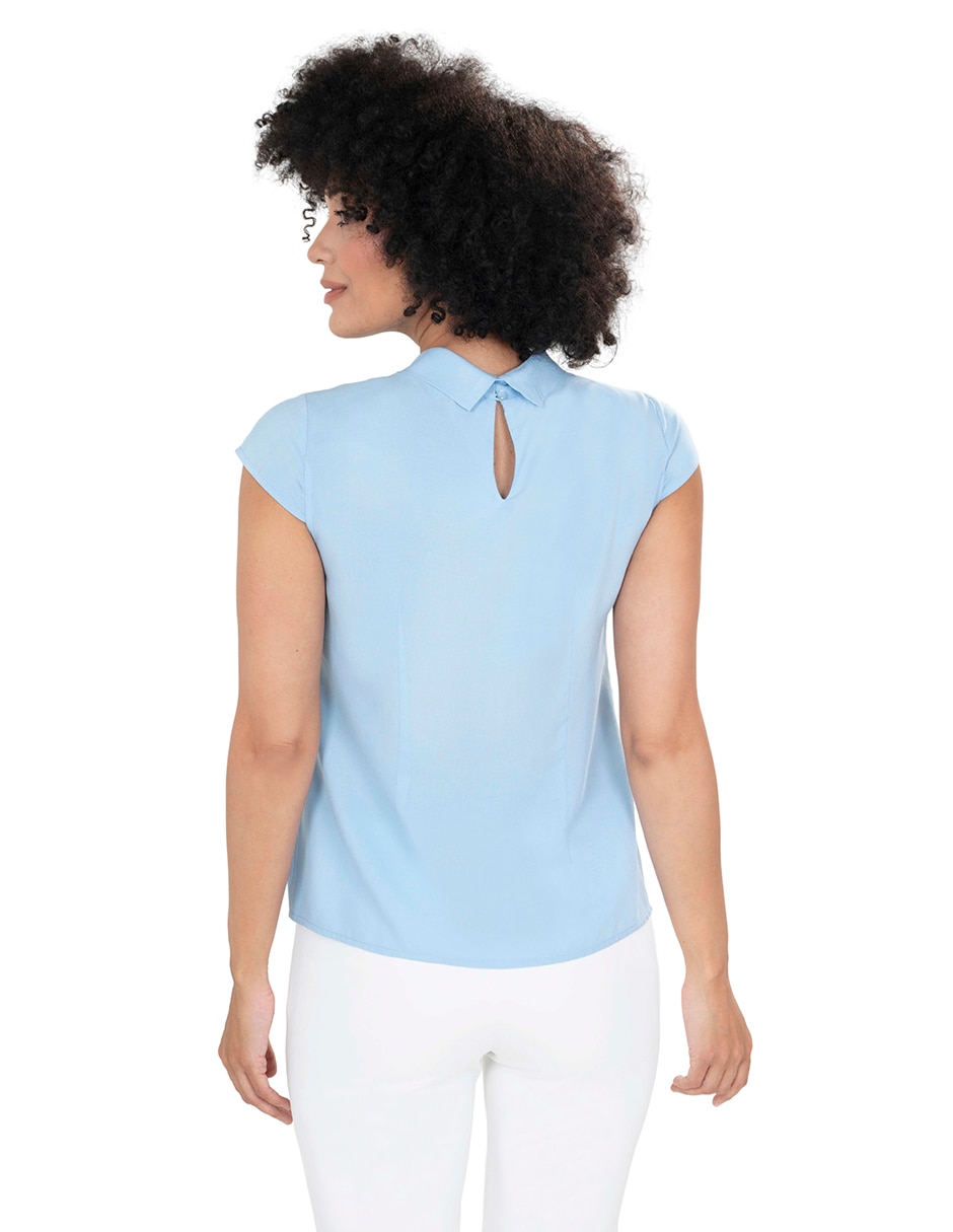 Blusa manga corta para mujer 3