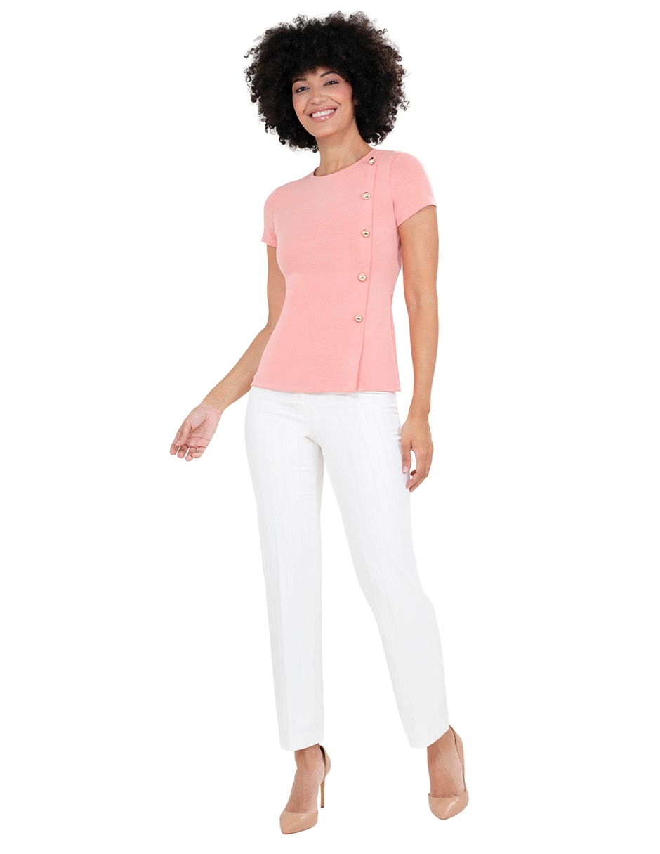 Blusa manga corta para mujer 2