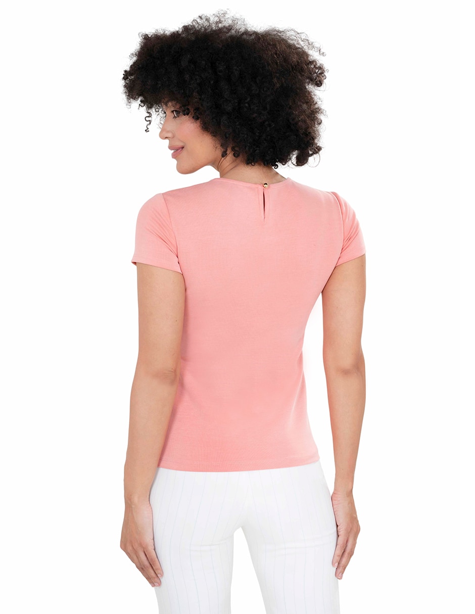 Blusa manga corta para mujer 3