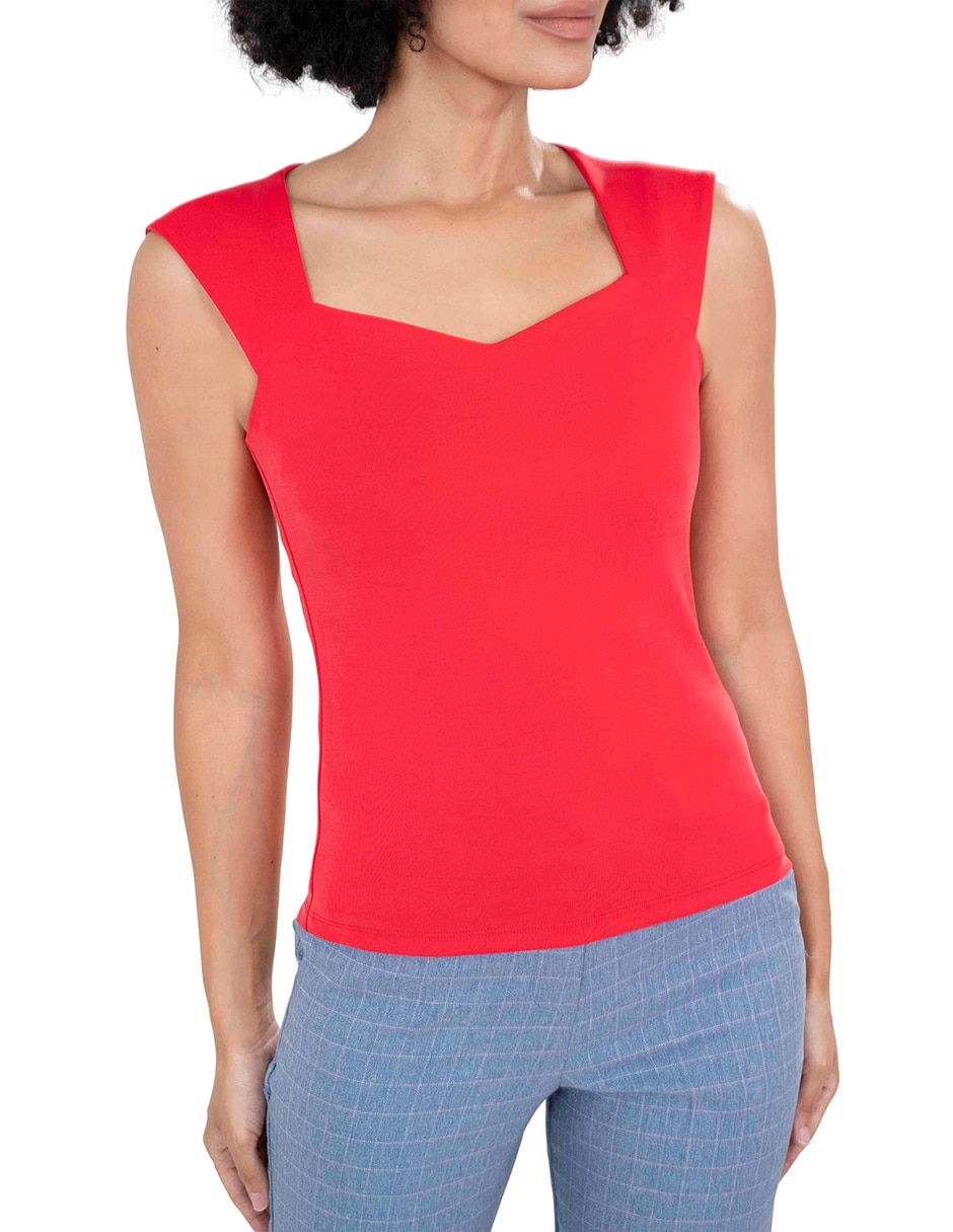 Blusa tirante ancho para mujer 4