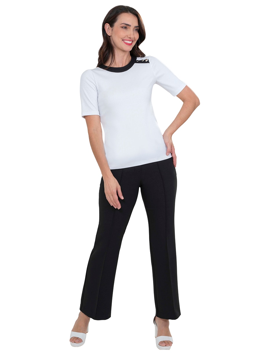 Blusa manga corta para mujer 2