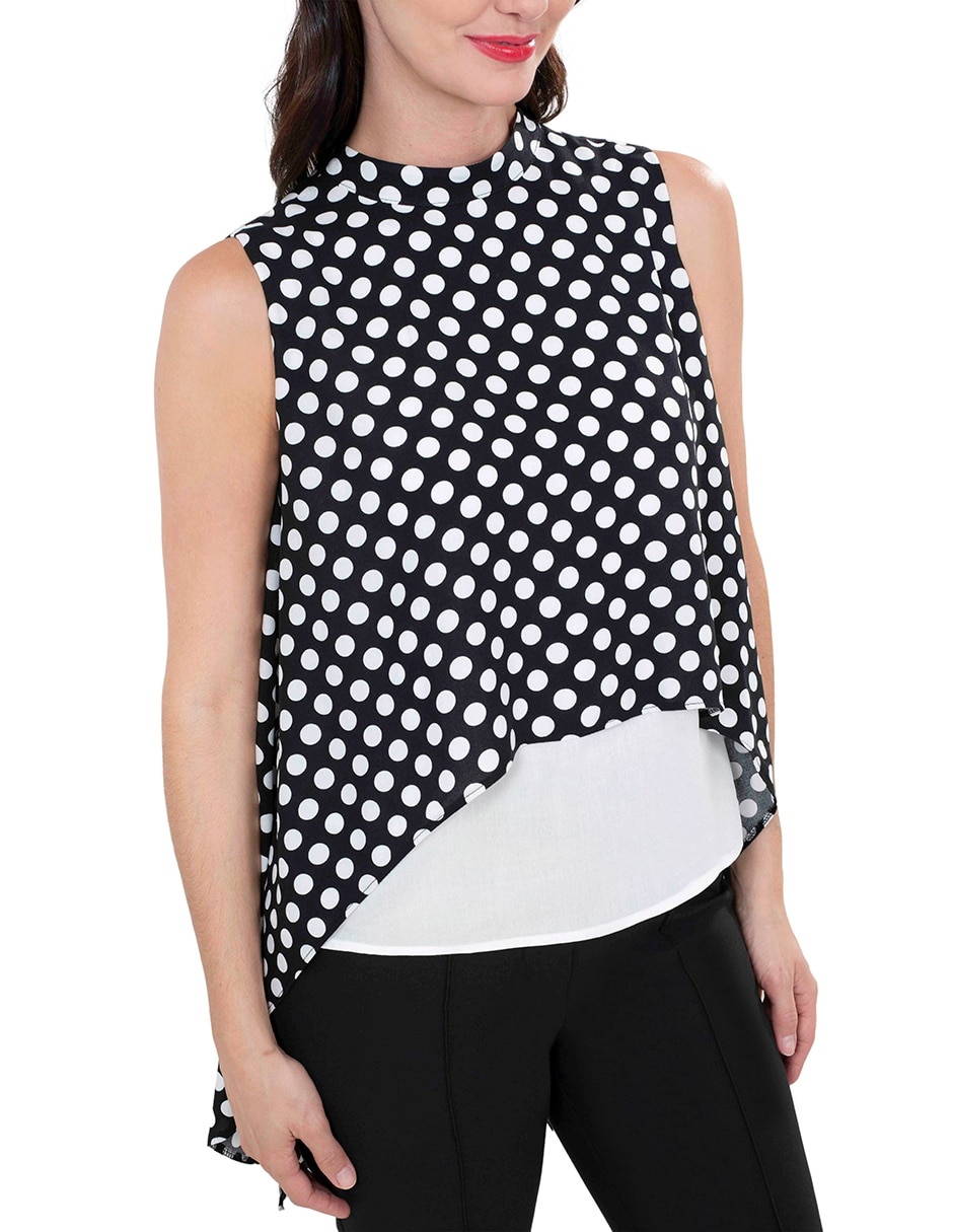 Blusa sin manga para mujer 4