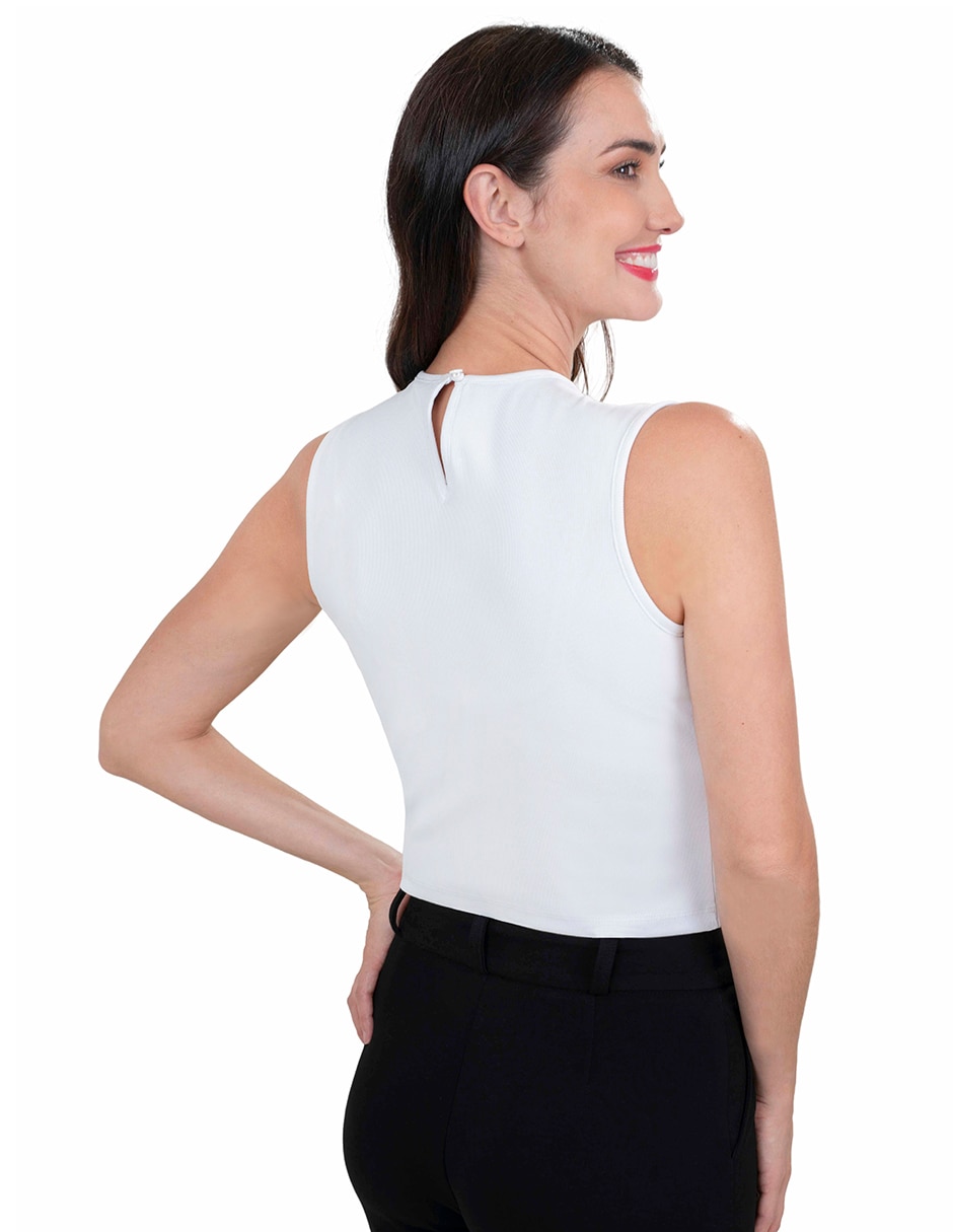 Blusa sin manga para mujer 3