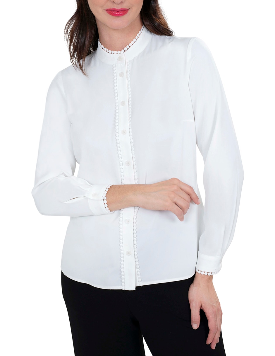 Blusa manga larga para mujer 4