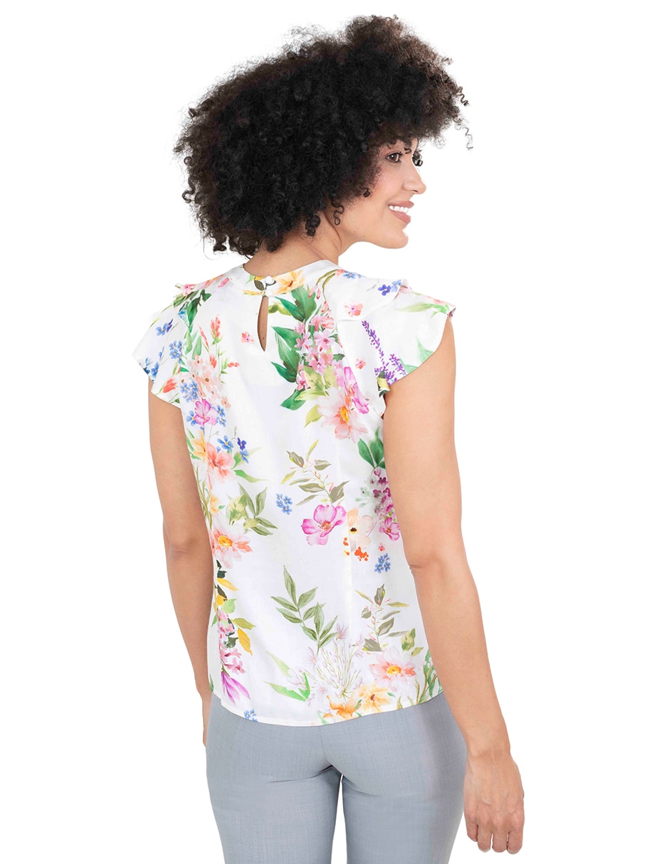 Blusa manga corta para mujer 3